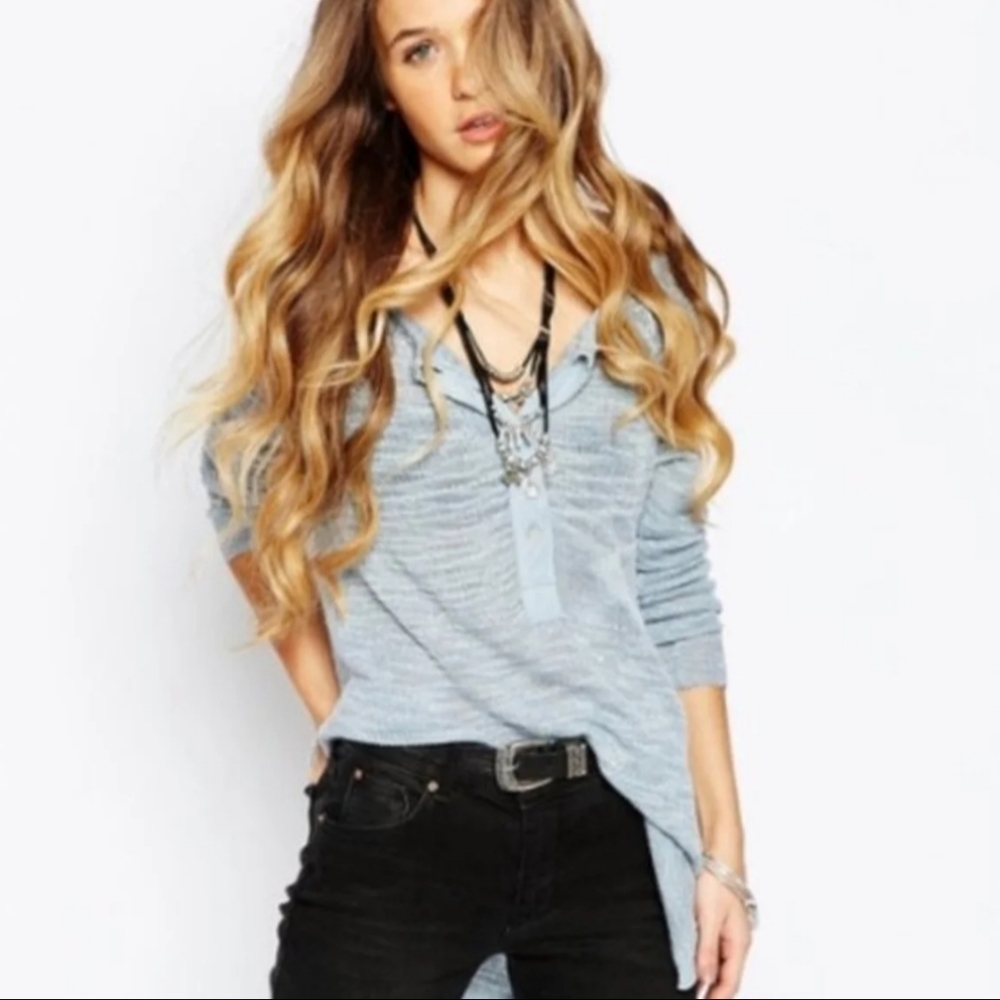 Free People Mountain Song Henley Sweater